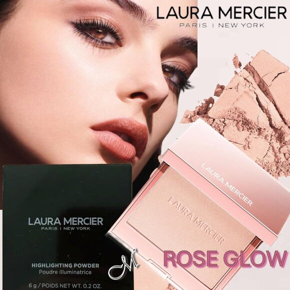 Laura Mercier Highlighting Powder Radiant Luminous Finish ~ Rose Glow 6g NIB - Picture 1 of 9